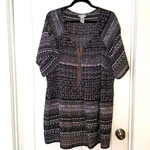 Catherine's 3x pleated plus sized top